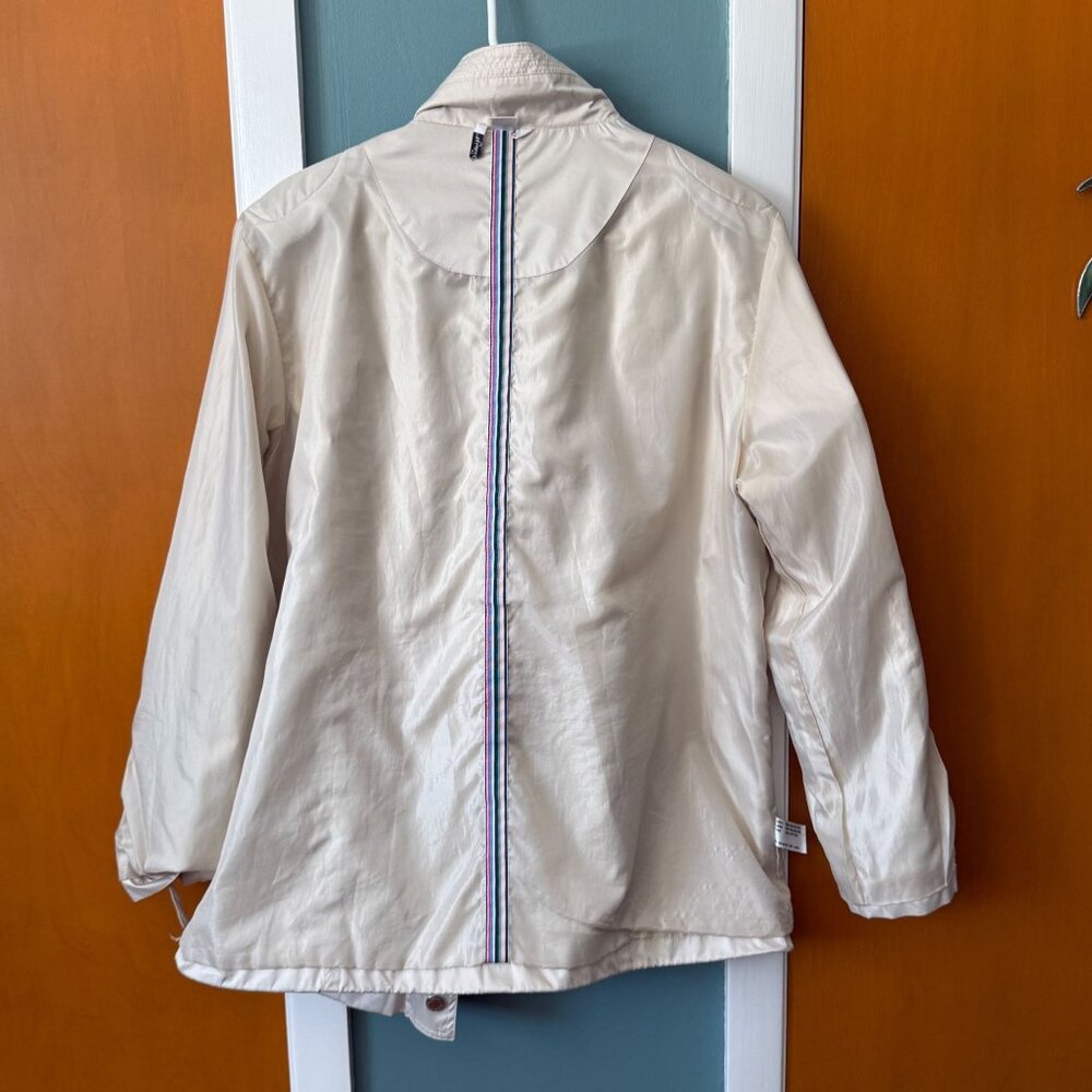Neyelle Women’s Windbreaker Jacket L Champagne Beige Zipper Snap Front - Picture 13 of 16
